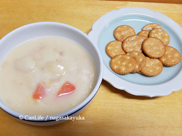 大腸がん内視鏡検査の前日食、昼食